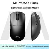 Monka M1Pro MAX Wireless Mouse Tri-mode Bluetooth Mouse PAW3395 Sensor Nordic 52833 Chip Gaming Mouse