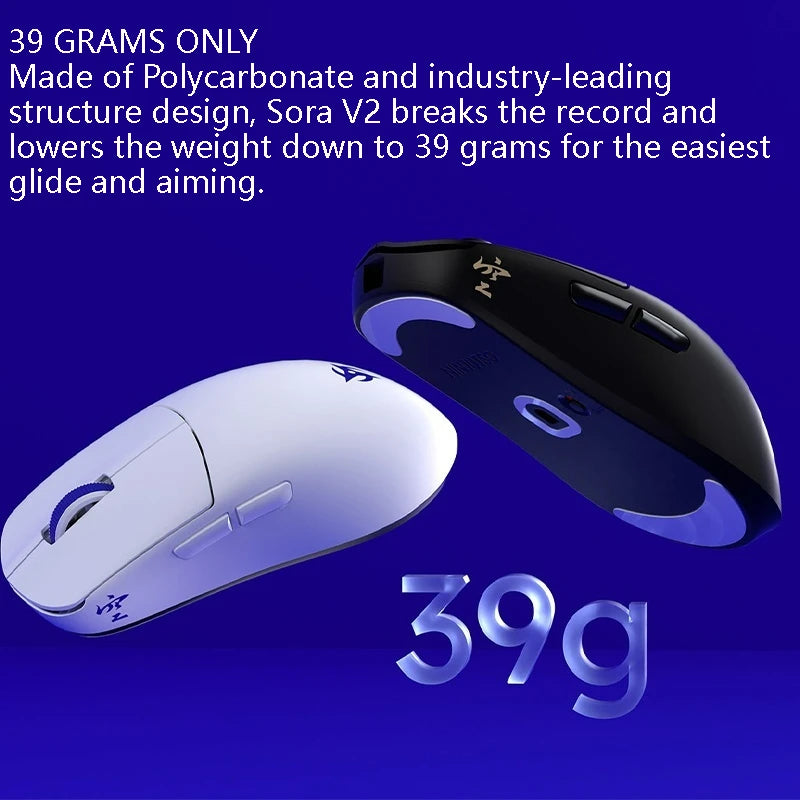 NINJUTSO Sora V2 Gming Mouse PAW3395 8K Polling Rate Dual NINJUTSO Sora V2 Gming Mouse PAW3395 8K Polling Rate Dual