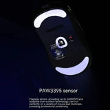 NINJUTSO Sora V2 Gming Mouse PAW3395 8K Polling Rate Dual Mode Wireless FPS Gamer Ergonomic 39g Lightweight Custom Driver CS VAL