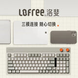 New Lofree Block Wireless Mechanical Gamer Keyboard Retro 98keys 3 Mode Gasket Keyboard Hot-Swap Block Gaming Keyboard Laptop PC