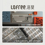 New Lofree Block Wireless Mechanical Gamer Keyboard Retro 98keys 3 Mode Gasket Keyboard Hot-Swap Block Gaming Keyboard Laptop PC