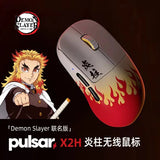 Pulsar X2H Joint Demon Slayer Wireless Mouse Kyoujurou 50g Lightweight Gamer Mice 26000DPI USB Paw3395 Esports Gaming Office