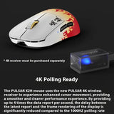 Pulsar X2H Joint Demon Slayer Wireless Mouse Kyoujurou 50g Lightweight Gamer Mice 26000DPI USB Paw3395 Esports Gaming Office