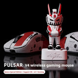 Pulsar V4 Gaming Wireless Mouse Xs-1 Sensor 32000dpi Lightweight Design 5 Buttons Usb Port