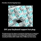 Pulsar X Board Qs Esports Game Mechanical Keyboard Wired Hot Swappable Cnc Aluminum Alloy Hot Swappable