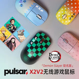 Pulsar Demon Slayer Co-branded X2v2 Gaming Mouse Wireless 2.4ghz Lightweight Paw3395 26000dpi Esports Gamer Mouse