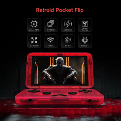 Retroid Pocket Flip Retro Game Console 4.7Inch Touch Screen 4G+