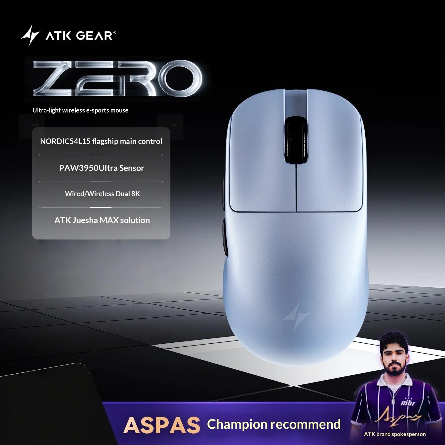 ATK Blazing Sky ZERO Ultralight Wireless Gaming Mouse – Minixpc