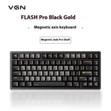 VGN Flash 75 Gaming Keyboard Hall Effect 8000hz Polling Rate Support 0.001mm RT DKS SOCD MT TGL Dynamic RGB Hot Swappable