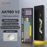 AJAZZ AK980 V2 Wired Mechanical Keyboard Three-mode Hot-swappable
