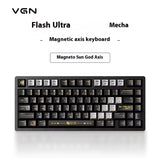 VGN Flash 75 Gaming Keyboard Hall Effect 8000hz Polling Rate Support 0.001mm RT DKS SOCD MT TGL Dynamic RGB Hot Swappable