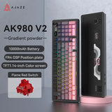 AJAZZ AK980 V2 Wired Mechanical Keyboard Three-mode Hot-swappable