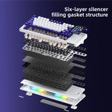 AULA L99 3.98-inch Touch Screen Mechanical Keyboard