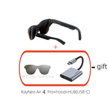 RayNeo Air4 Pro Smart AR Glasses 201" HDR10 Cinematic Screen 76g Ultra-Light