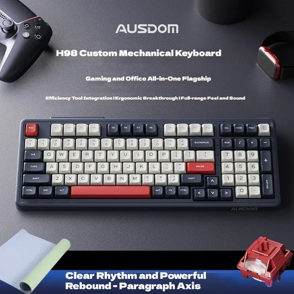 Ausdom H98 Wireless Mechanical Keyboard – Minixpc
