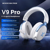 MCHOSE V9 Gaming Headphone V9Pro 2.4g Wireless Low Latency e-Sport Special 7.1 Channel 2000mAh Long Life Battery ENC Mic 275g