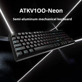 ATK V100 Mechanical Keyboard Semi-Aluminum Alloy Tri-mode