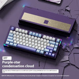 WEIKAV Stars75 E-sports Mechanical Keyboard QMK VIA  Aluminium Alloy Wireless Buletooth Three-Mode