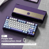 WEIKAV Stars75 E-sport Mechanische Tastatur QMK VIA Aluminium Legierung Drahtlose Buletooth Drei-Modus 