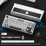 WEIKAV Stars75 E-sport Mechanische Tastatur QMK VIA Aluminium Legierung Drahtlose Buletooth Drei-Modus 