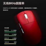 Waizowl Ogm Pro V2 Gaming Mouse 8k 2.4G Wireless Bluetooth 3 Mode Lightweight Paw3950 32000dpi