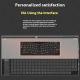 Weikav Record Alice Mechanical Keyboard Kit Three Mode Aluminium Alloy Customized RGB