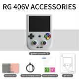 ANBERNIC RG 406V Retro Handheld Game Console Android 13 Unisoc T820 4-inch IPS screen Hall Joystick RGB lighting effect