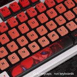 Asuka Themed Keycap 122 Keys Oem Height Pbt Material