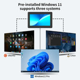 Higole 2 Pro Mini-PC 5,5 Zoll N5095 Windows 11 WiFi5 BT5.0 Touchscreen-Tablet 2500 mAh Desktop-Industriecomputer 