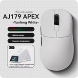 AJAZZ AJ179 PRO PAW3395 8K Wireless Gaming Mouse with RGB Charging Base 26000DPI Lightweight Ergonomic 58g