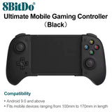 8BitDo Ultimate Mobile Gaming Controller Bluetooth Controller with Hall Effect Triggers Joysticks