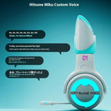 Hatsune Miku Headworn Wired Bluetooth Cat Ear Game Earphones