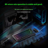 ANTGAMER AGK75 Mechanical Keyboard Magnetic Switch Three Mode Wireless 81 Keys RGB Hot Swap Gasket