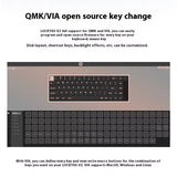 Weikav Lucky65 V2 Mechanical Keyboard Kit 3-Mode Customization 2.4g Bluetooth Hotswap Gasket Structure Rgb