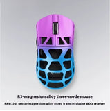 Attack Shark R3 Wireless Game mouse Magnesium Alloy Mouse Lightweight PAW3395 Tri Mode Bluetooth E-Sports