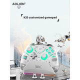 Aolion K20 Drahtlose Bluetooth-Gamecontroller mit magnetischer Hall-Rocker-Ersatzschale für PC/NS/Android/IOS 