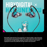 HiBy Digital YUME X Hatsune Miku Wired earphones