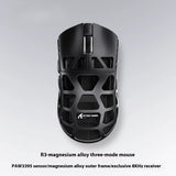 Attack Shark R3 Wireless Game mouse Magnesium Alloy Mouse Lightweight PAW3395 Tri Mode Bluetooth E-Sports