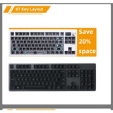 ZUOYA Gmk87 Dichtungsmontiertes Bluetooth 5.1/2.4G/Typ-C Kabelgebundenes mechanisches Tastaturkit mit TFT-Bildschirm für Mac/Win 