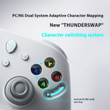 ThundeRobot G80 Raicuter Wireless Gaming Controller Tri-Mode HD Voice Coil Actuator Force-Switching Joystick