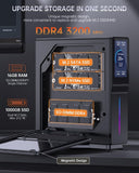 M1 RGB Mini PC Intel Alder Lake-N200/N100 16GB DDR4 Vertical with WiFi 6 Dual LAN