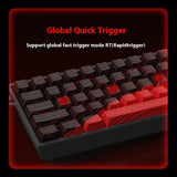 MADLIONS Mad60/68 HE Mechanische Tastatur Magnetschalter Verkabelt Hot Swap 8K Polling Rate Angepasst 