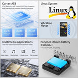 ANBERNIC RG34XXSP Flip Handheld game Console 3.4'' IPS Screen Linux 64-bit 64G 5000+ Games