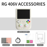 ANBERNIC RG 406V Retro Handheld Game Console Android 13 Unisoc T820 4-inch IPS screen Hall Joystick RGB lighting effect