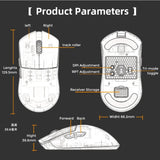 Darmoshark M3-PRO Lightweight Mouse PAW3395 Esports Game Wireless Mouse