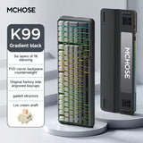 Mchose K99 Mechanische Tastatur Anpassung Gaske Drahtlose Bluetooth Tri Modus E-Sport 