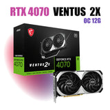 MSI RTX 4070 VENTUS 2X 12G OC Grafikkarten GDDR6X 12GB Videokarten GPU 192Bit 