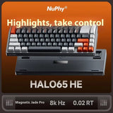 Nuphy Halo65 He Magnetic Axis Keyboard Rgb Custom Switch 65 Series Gaming And Esports Mechanical Keyboard