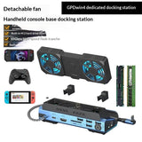 10-in-1 Gaming Console Dock for GPD WIN 4 (2025)  Portable Detachable Hub