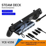 Gaming Dock with Stand for Steam Deck, ROG Ally & Switch 4K HDMI Hub for Handhelds